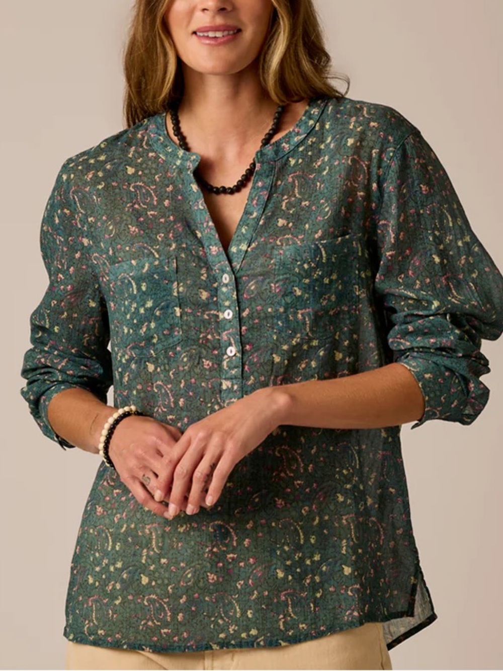 Carve Designs Dylan Gauze Shirt NWT